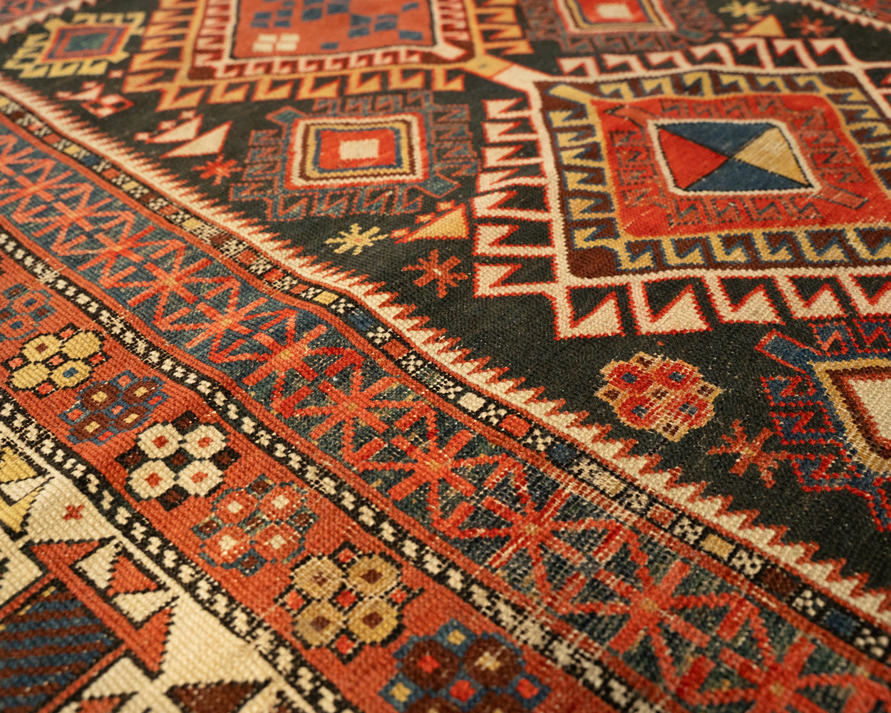Antique Caucasian Shirvan Rug