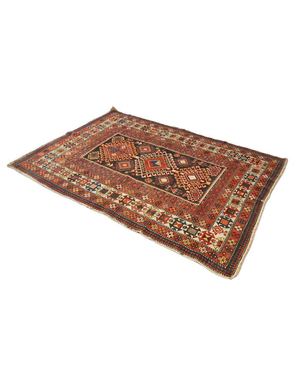 Antique Caucasian Shirvan Rug