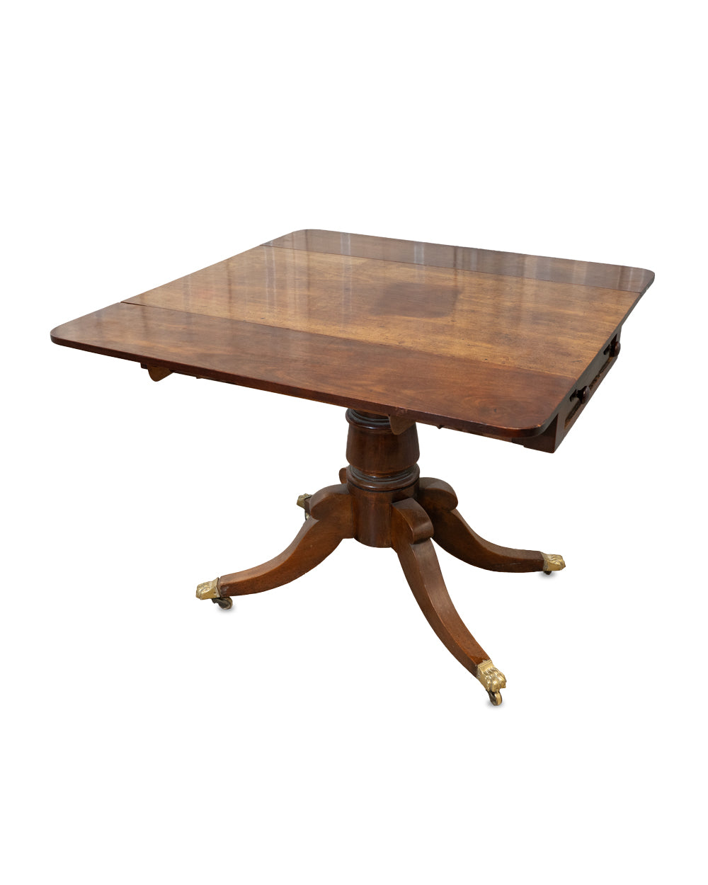 Antique Regency-Style Pembroke Drop-Leaf Dining Table