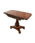 Antique Regency-Style Fold-Over Tea Table