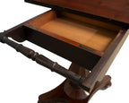 Antique Regency-Style Fold-Over Tea Table